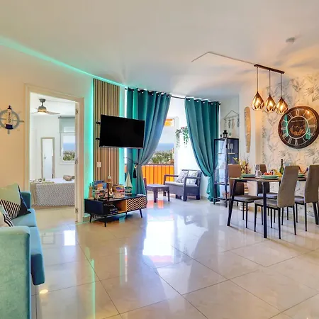 Luxory Dreamy Sunset, Seafront, Direct Access To The Promenade,Wifi,Pool,Free Parking Apartment Los Cristianos  Exterior photo